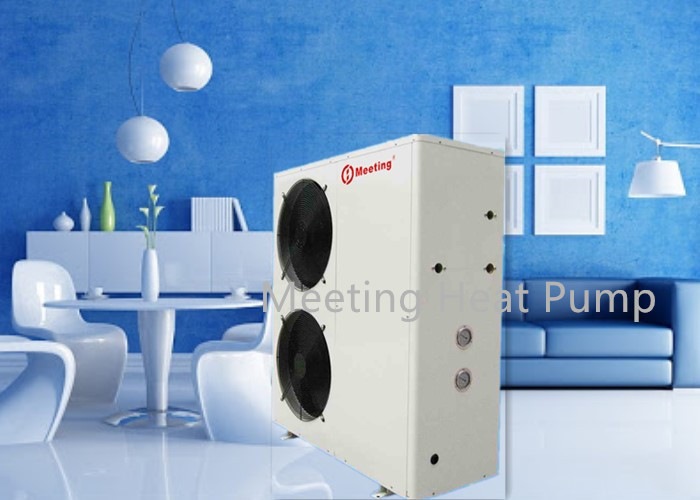 MD60D Air To Water Heat Pump Water Heater Connect With End Floor Heating &amp; Radiator For Home Heating System