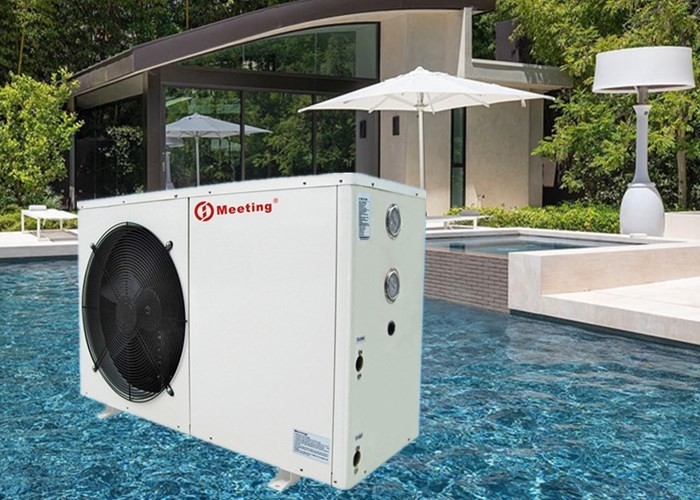 MD30D 12KW Swimming Pool Heat Pump For Family Anti Corrosion Outdoor Endless Spa Pool Air To Water Heater