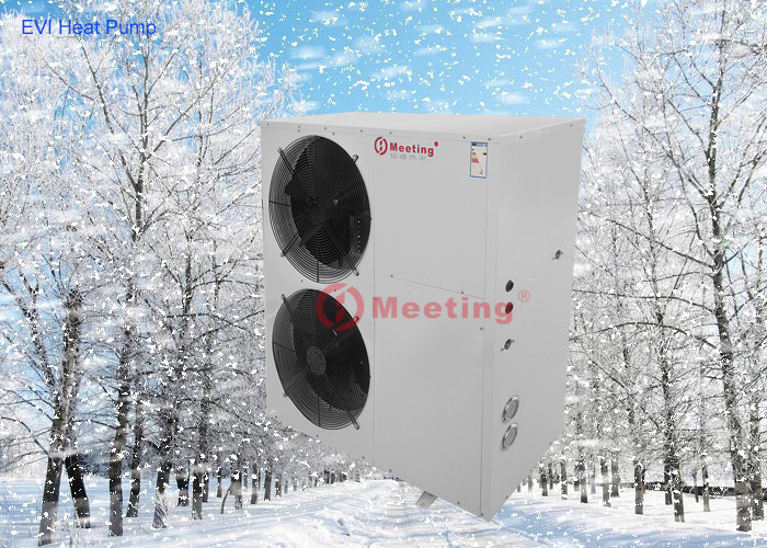 Refrigeration Equipment MD50D Air Source Heat Pump EVI Model work at minus 25 degree Air To Water