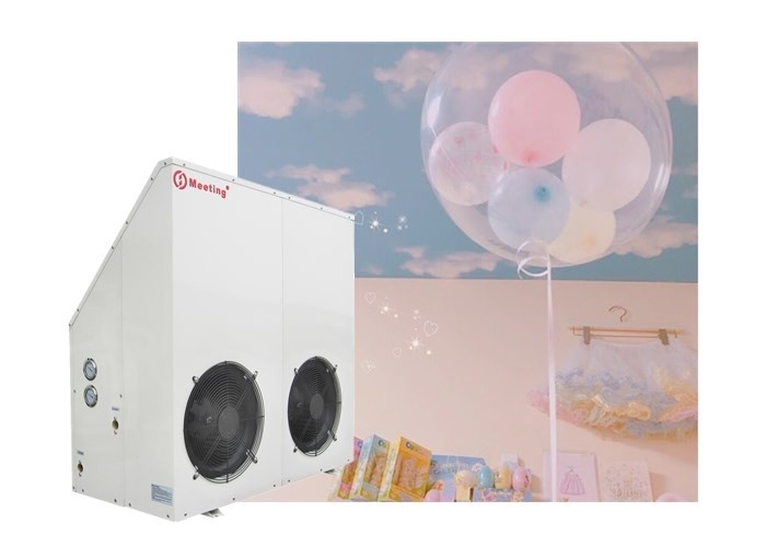 Meeting 12KW Air Source Heat Pump with Three-way Valve Function Used in Low Noise and Low Temperature EVI