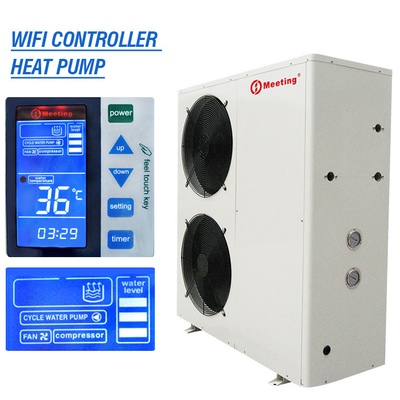 Convenient And Efficient Air Source Heat Pump 12KW R417A Refrigerant for Underfloor pipe