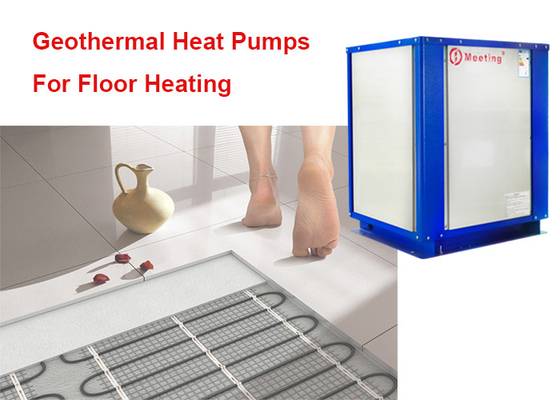 floor panels heating system multi-functional CE certificate high COP 12KW ground source heat pump with