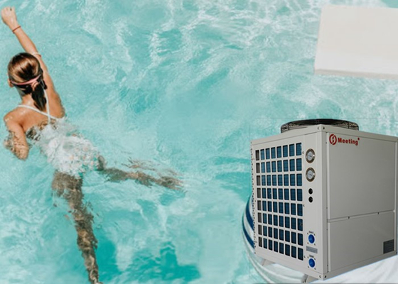 Meeting 21KW WIFI Control Energy Efficient Heat Pumps Water Heaters For Swimming / Spa / Sauna Pool